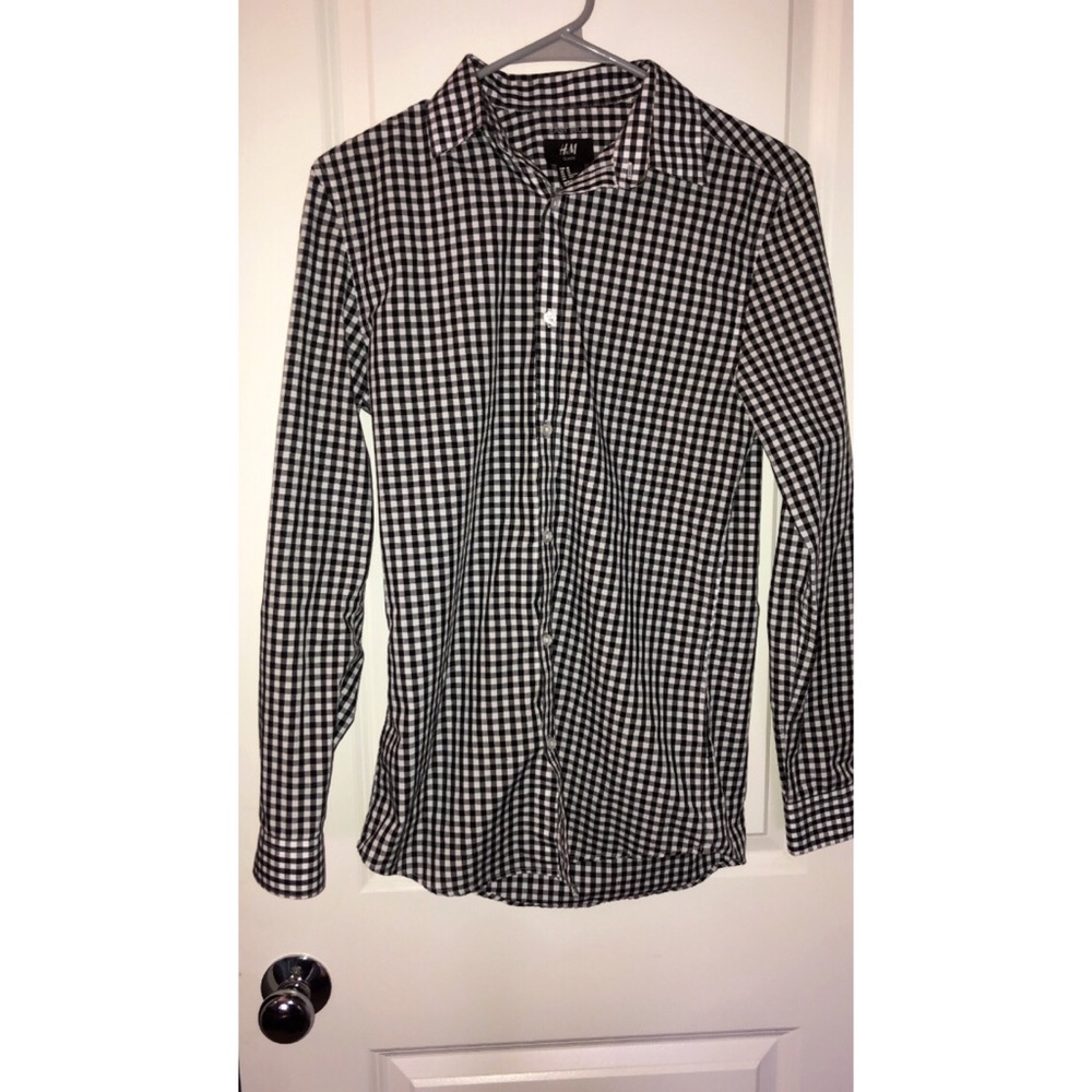XS Men’s H&M Checkered Shirt